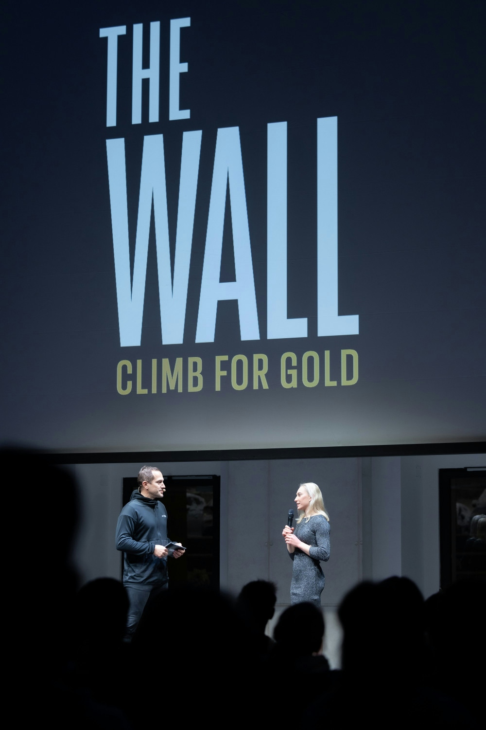 Organizacija predpremiere filma The Wall - Climb for Gold v Cukrarni v Ljubljani. Organizacija dogodkov Paideia Events.