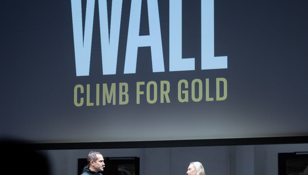 Organizacija predpremiere filma The Wall - Climb for Gold v Cukrarni v Ljubljani. Organizacija dogodkov Paideia Events.