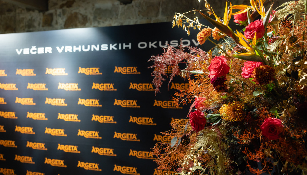 Ekskluzivni dogodek za promocijo novega okusa Argete na Ljubljanskem gradu. Organizacija zabave Paideia Events.