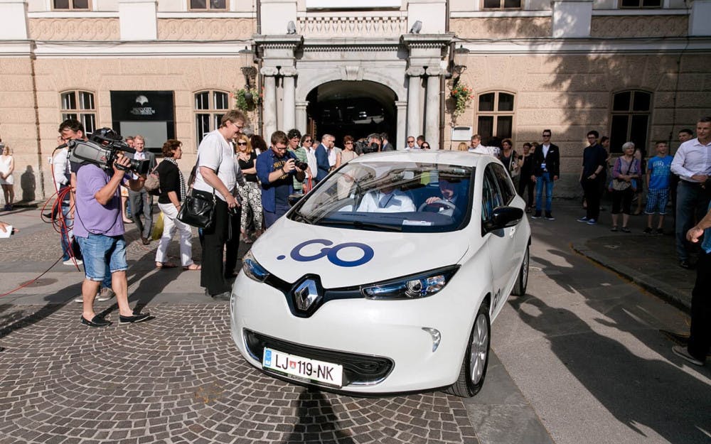 Ljubljana dobila električni car sharing model Avant2Go