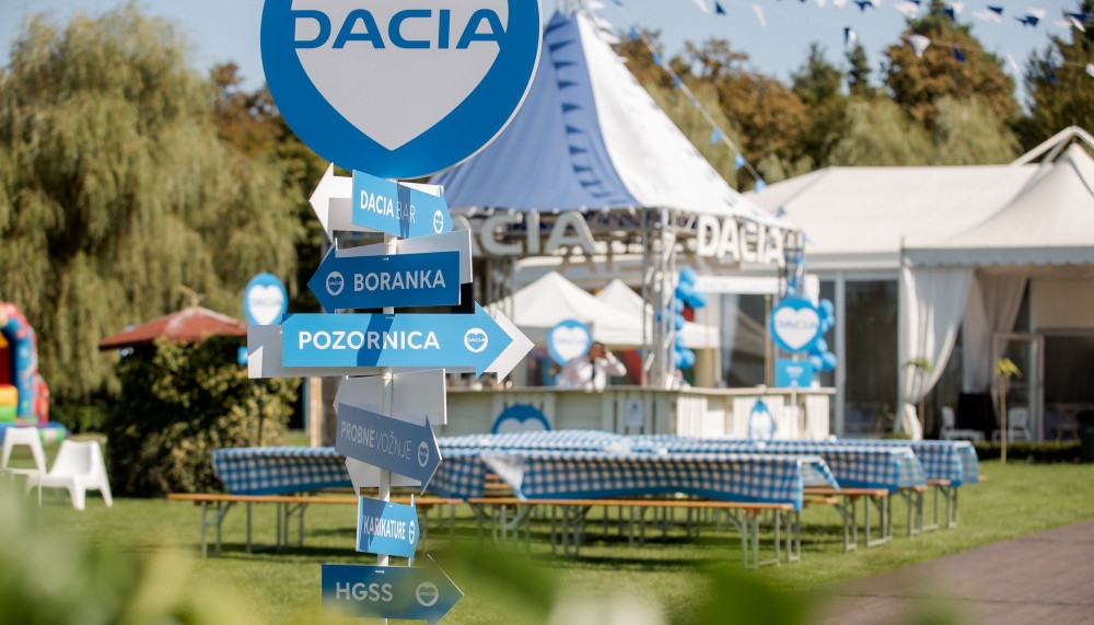 Organizacija Dacia družinskega piknika v Konjičkem klubu v Zagrebu na Hrvaškem. Organizacija dogodka Paideia Events.
