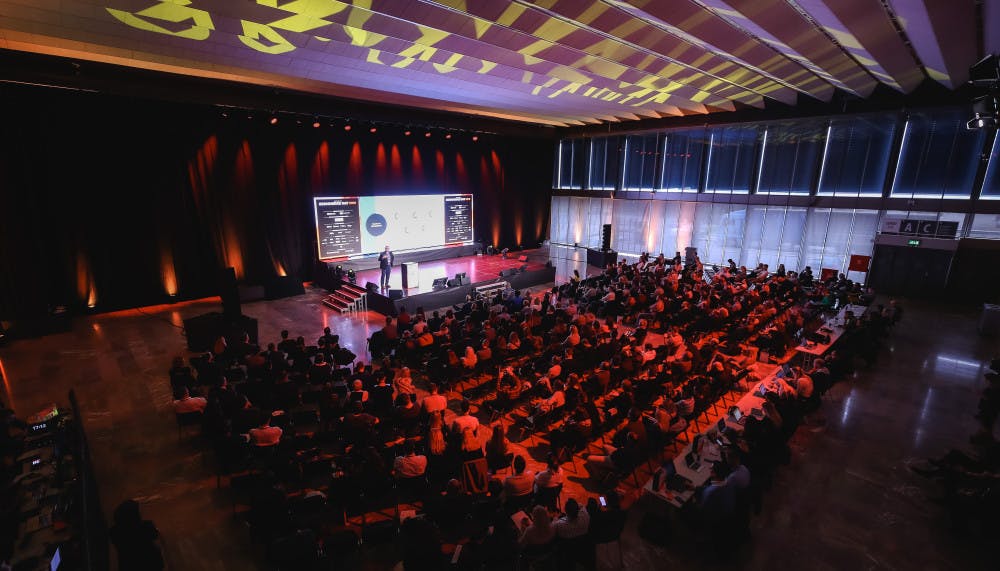 Organizacija ecommerce konference - Ecommerce Day 2019 na Gospodarskem razstavišču. Organizacija dogodka Paideia Events.