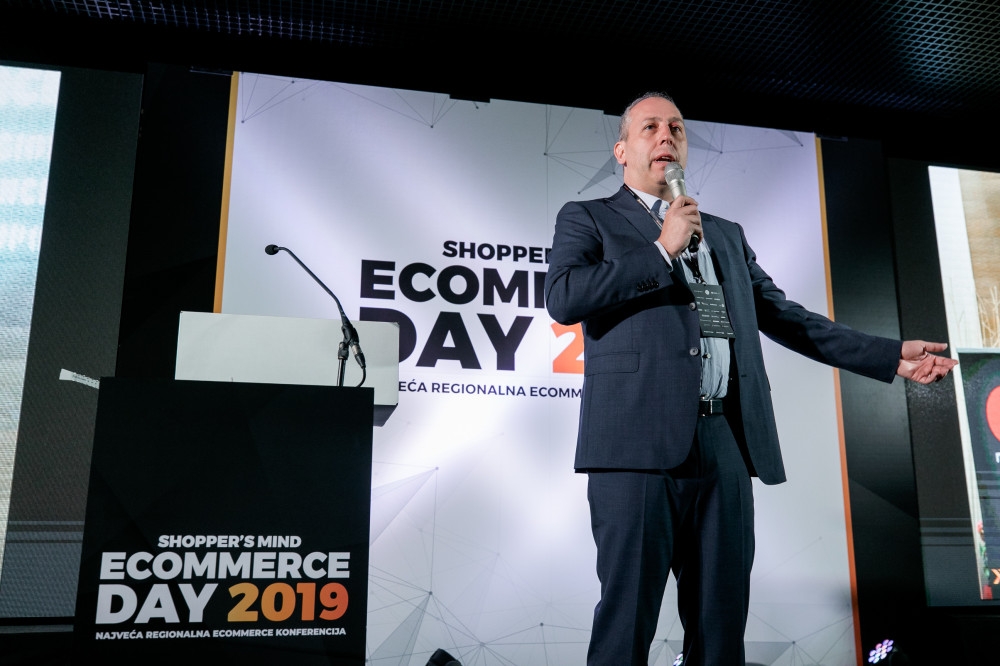 Konferenca o spletnem nakupovanju, Ecommerce day, je potekala 17. aprila 2019, v Kraš Auditoriumu - projekti/Paideia-Events-Ecommerce-d
